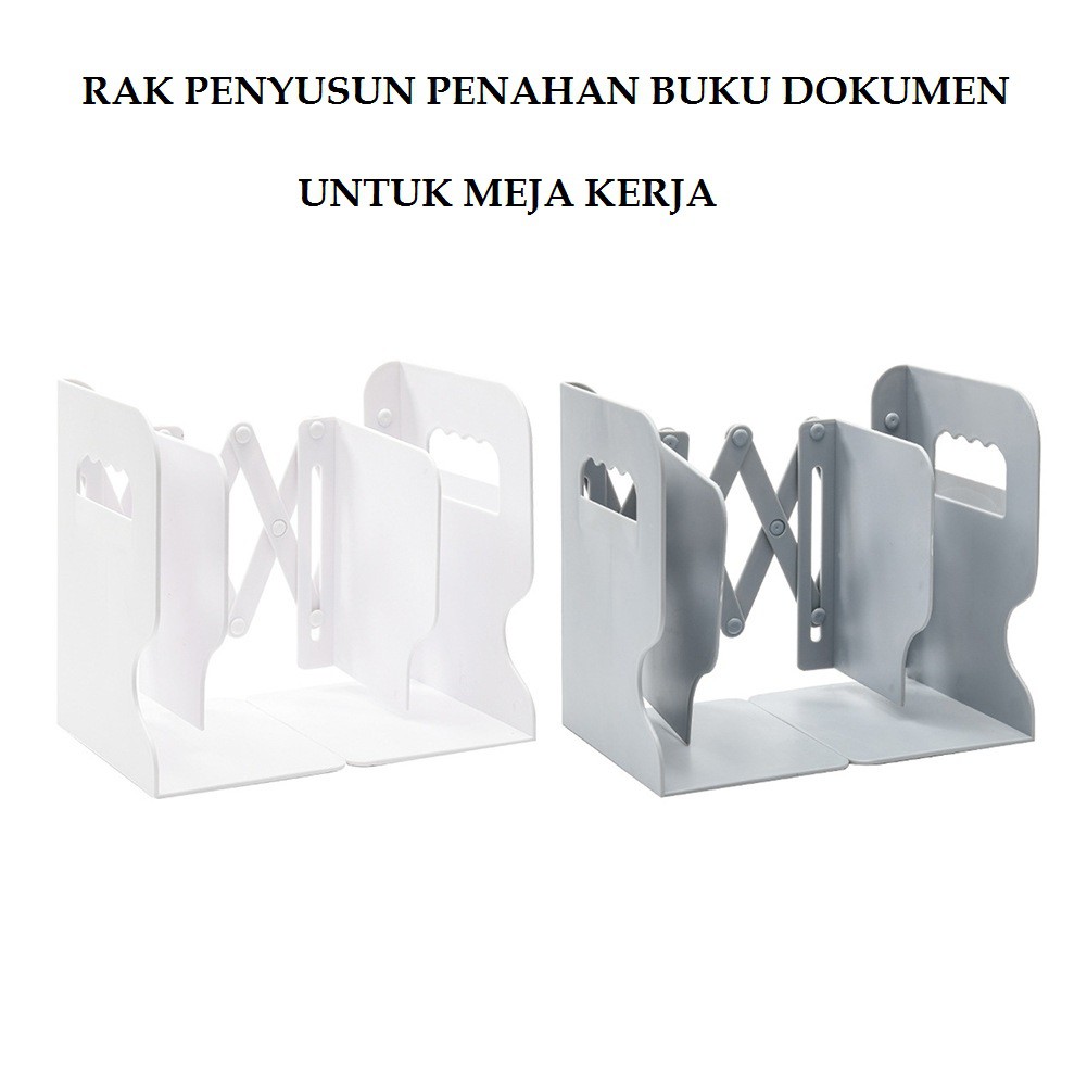 AKN88 -Retractable Desk Book Holder with Pen Holder - Rak Buku