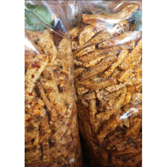 Basreng Ori 1 BALL isi 1.8kg / Bakso Goreng Original Asin Jeruk Purut 1 bal/ Baso Goreng / Bas reng / Grosir Besar Kalimantan-PEDAS MANIS 1 BALL