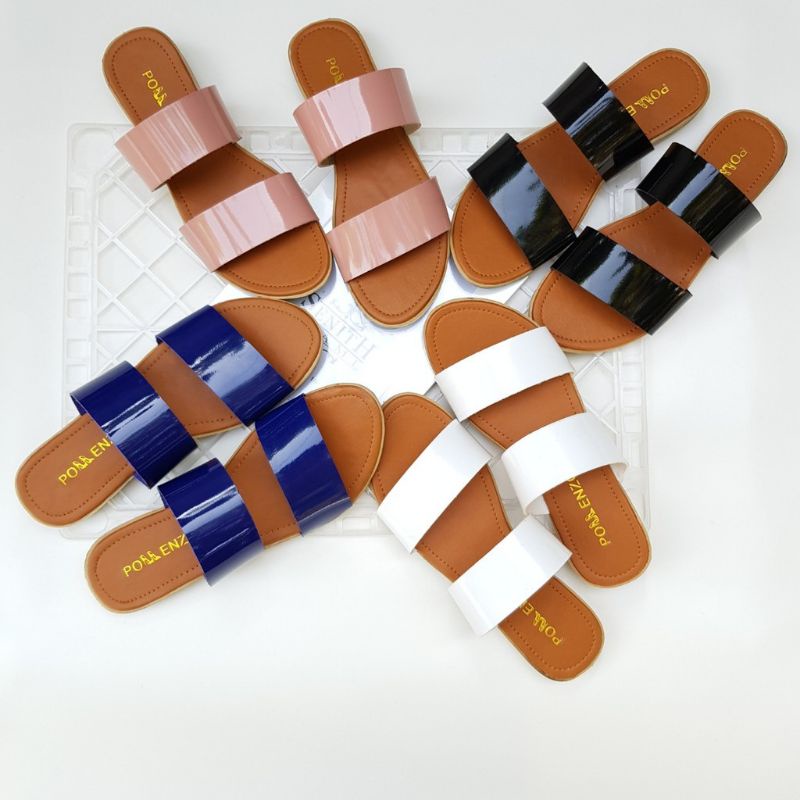 Pollenzo - sandal teplek wanita nyaman