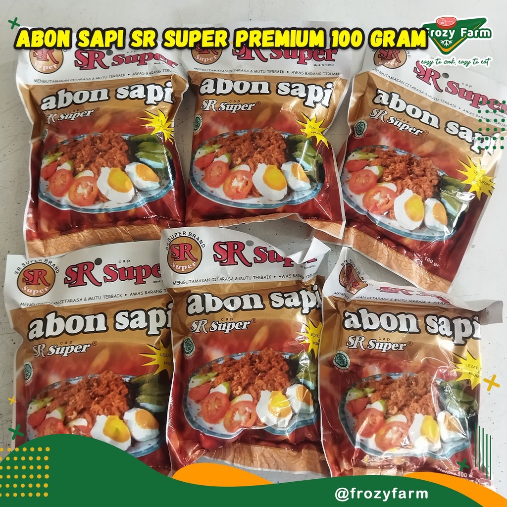 

Abon Sapi SR Super 100 Gram