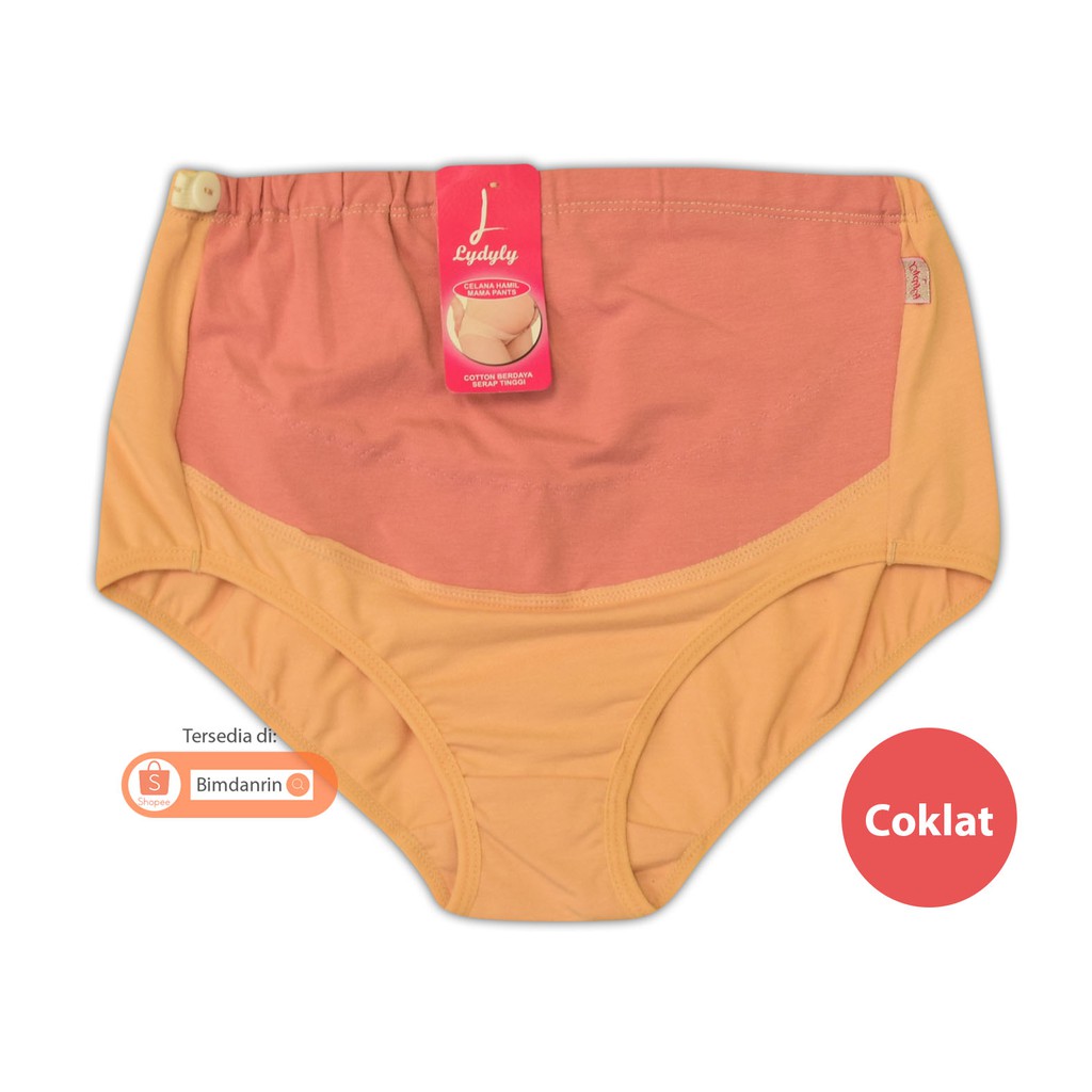 Celana Hamil Penutup Perut Maternity Briefs Jumbo ada Kancing pengatur Produk Original