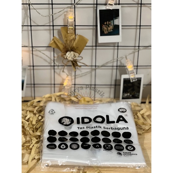 Tas Plastik Kresek Serbaguna PE Idola / Kresek PE Mewah Uk 20