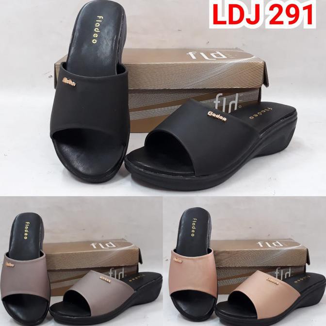 NEW PRODUK BARUSENDAL WANITA FLADEO SLOP ORIGINAL1 - HITAM, 36