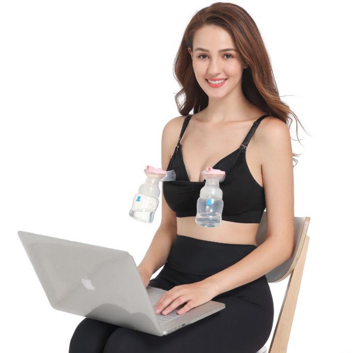 HANDSFREE PUMPING BRA MENYUSUI NURSING BRA COTTON HANDS FREE UNTUK POMPA ASI COMFORT PREMIUM 896