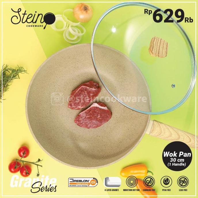 Spesial Promo Stein - Onyx Wok Pan 30Cm