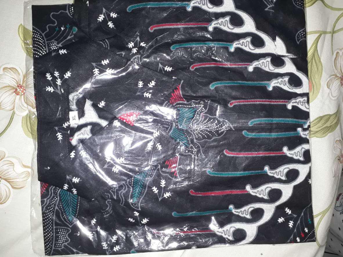 Batik Couple Keluarga Sania Ruffle Ori Ndoro Jowi Dnt Sogan Kupu Putih