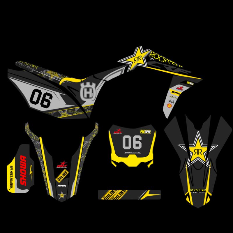 DECAL CRF FULL BODY GOLD 1