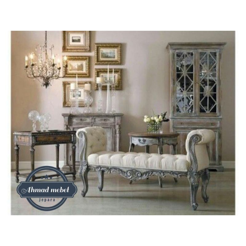 KURSI STOOL SOFA STOOL UKIR