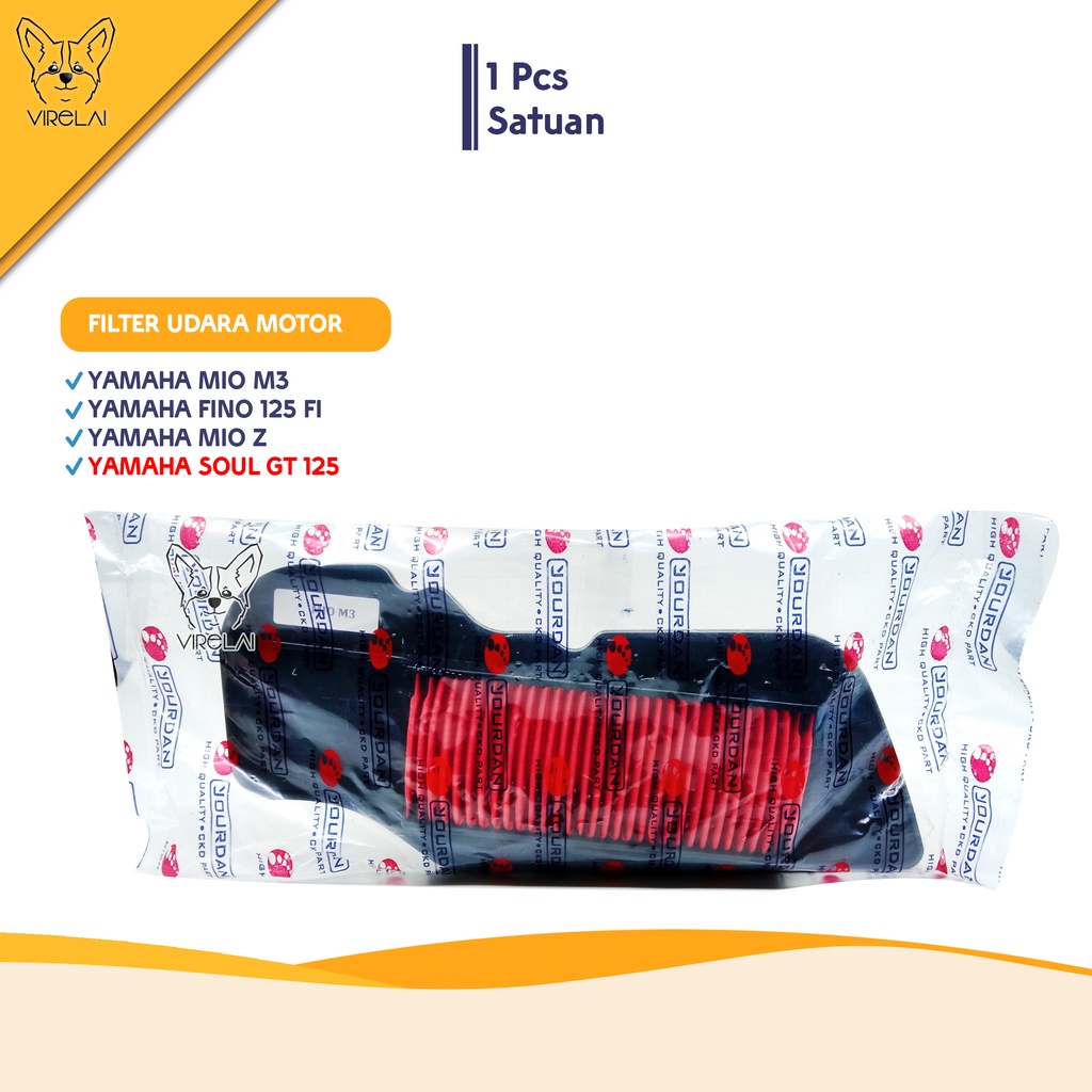 Filter Udara Mio M3 / Mio Soul GT 125 / FINO 125 FI / Mio Z / X Ride 125 [YOURDAN]