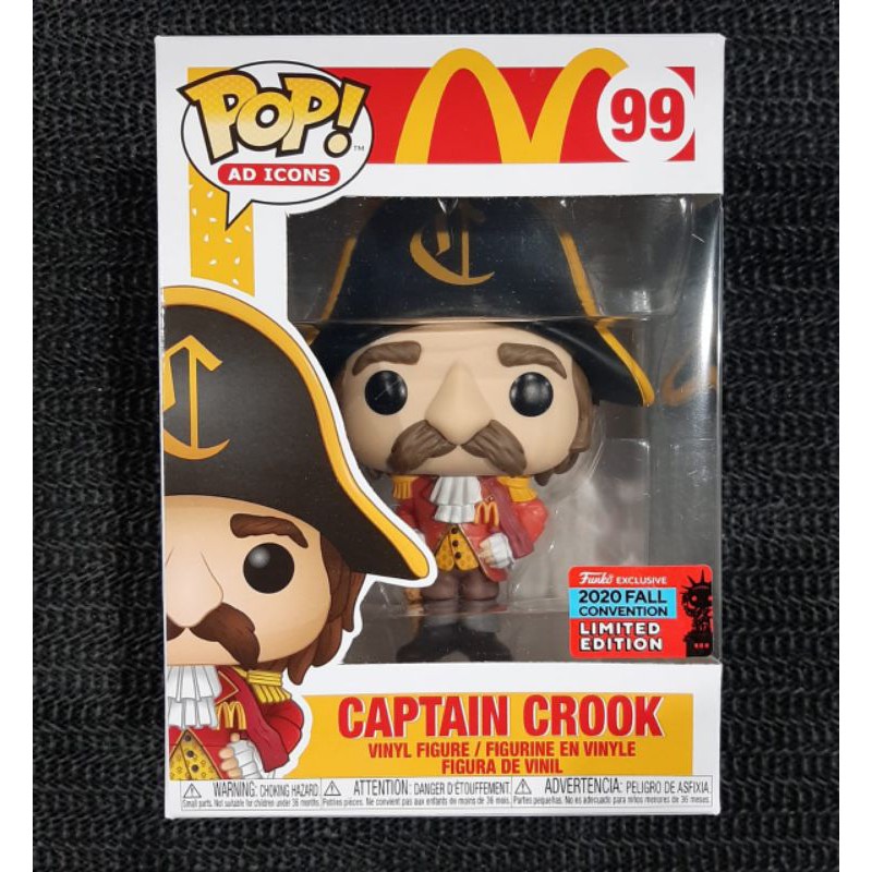 mcdonald's captain crook funko