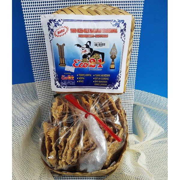 

Tempe Kripik Eco21 Purwokerto Besar Besek (isi 26)