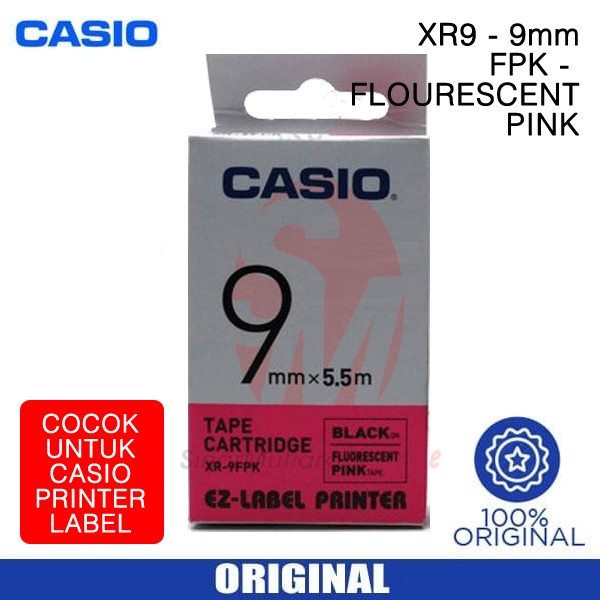 

PITA LABEL CASIO XR 9 FPK - FLOURESCENT PINK