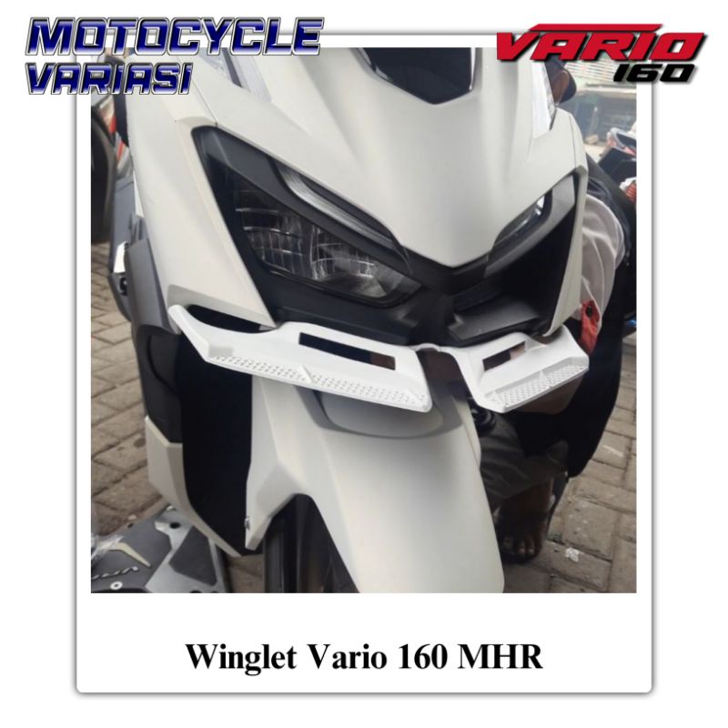 Winglet Honda Vario 160 Model Moto GP ABS Plastik MHR