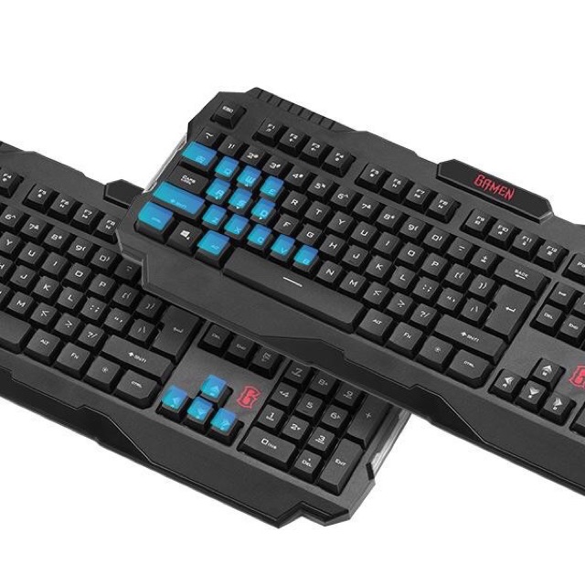 Keyboard Gaming GAMEN GK100 Rainbow Backlight Black