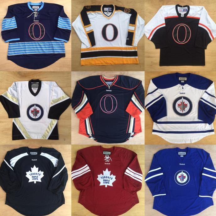 Jersey hockey & baseball