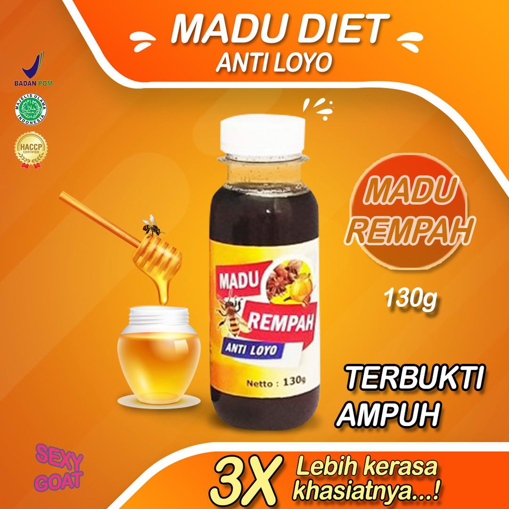 

MADU MURNI REMPAH KESEHATAN DIET ANTI LOYO GO JACK KEMASAN 130g