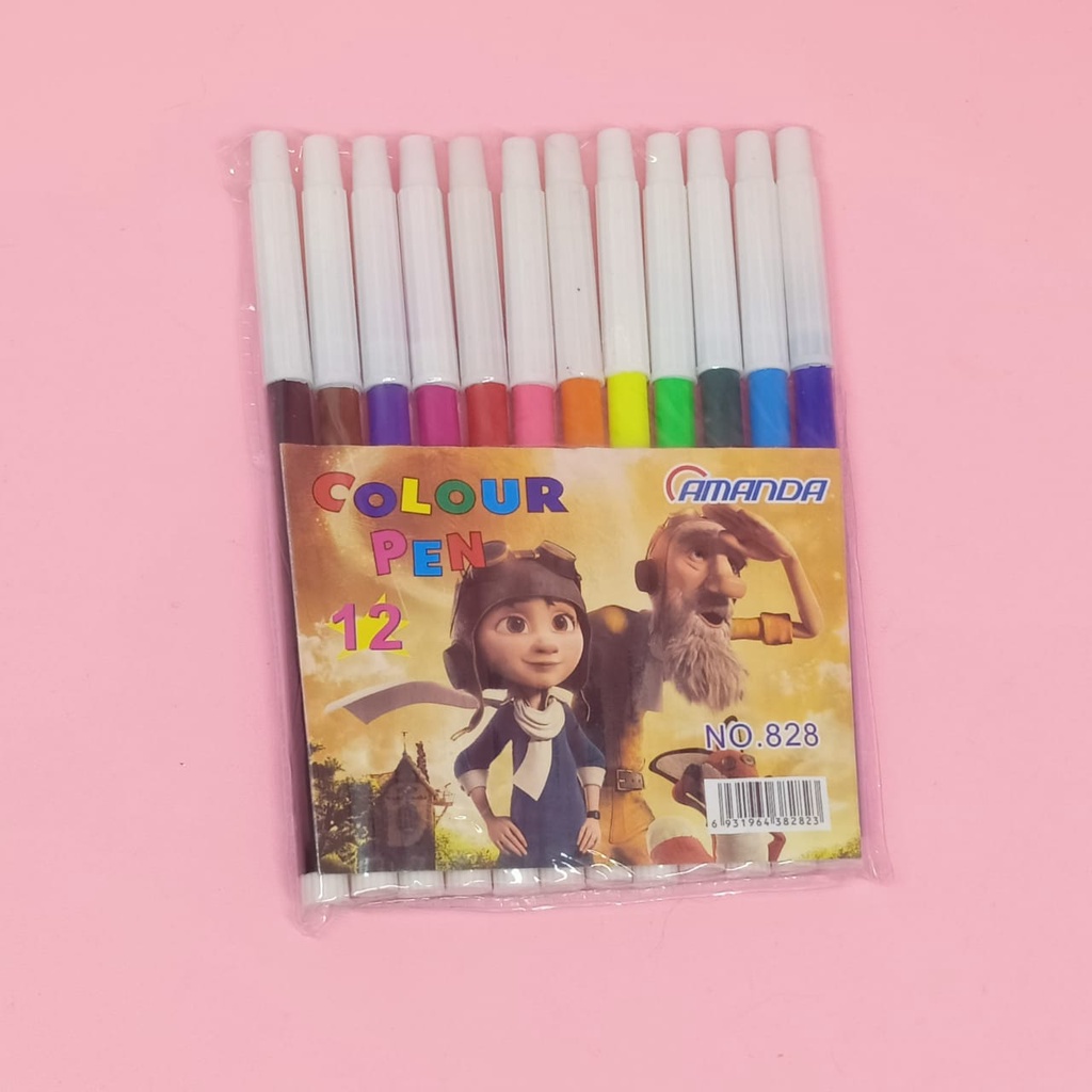 

color markers 12pcs - spidol warna isi 12 spidol gambar mewarnai