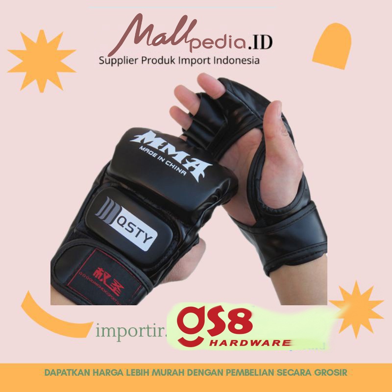 ORI+ Sarung Tinju MMA UFC Boxing Muay Thai Leather Glove SD8