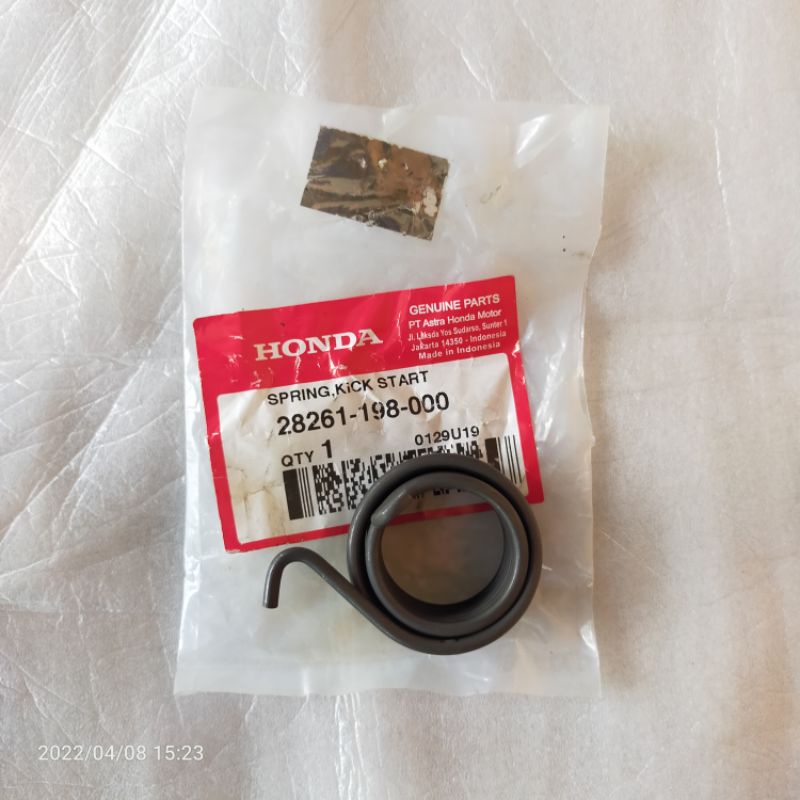 Spring-Per-Pir Selah-Slah-Engkol-Kick Starter-Stater Honda Win-100 Ori AHM 28261-198-003