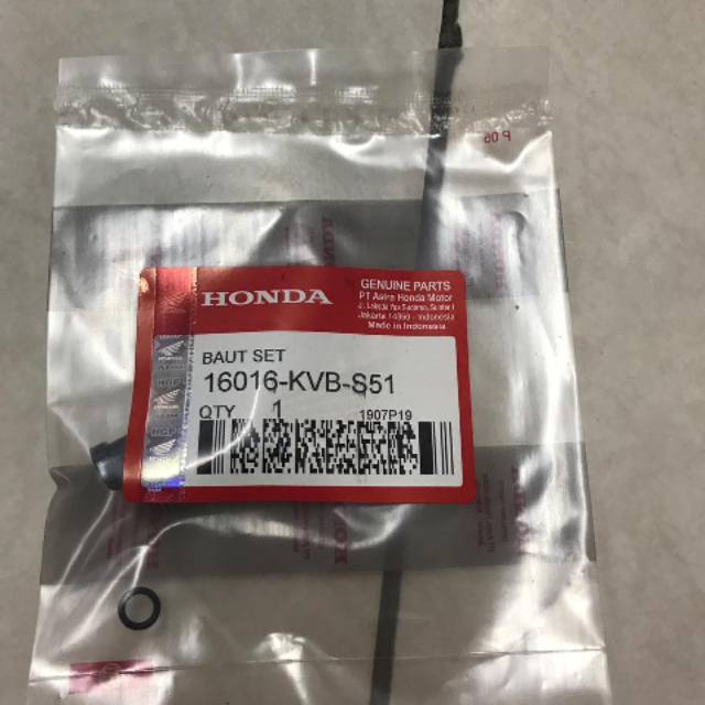 Baut setelan angin gas injeksi screw set beat 16016 KVB S51