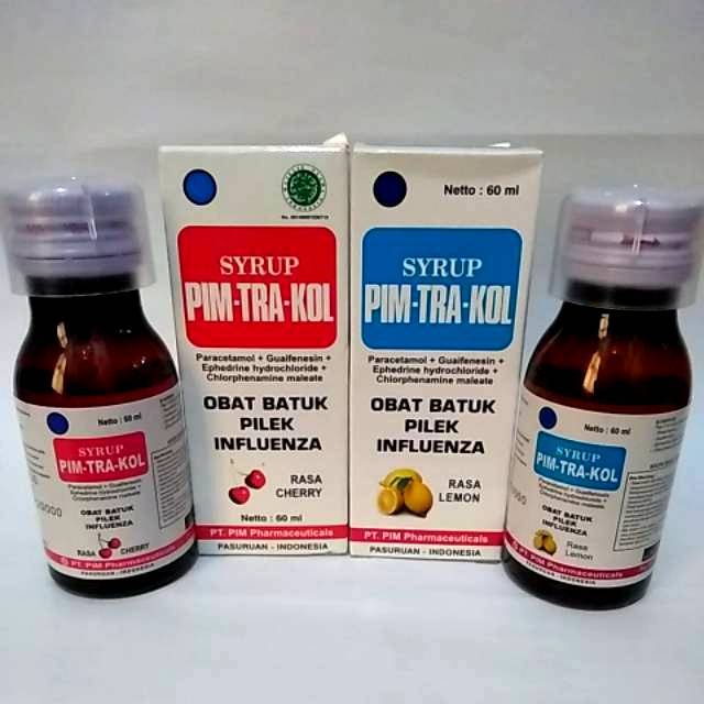 

Pimtrakol syrup lemon/cherry 60ml