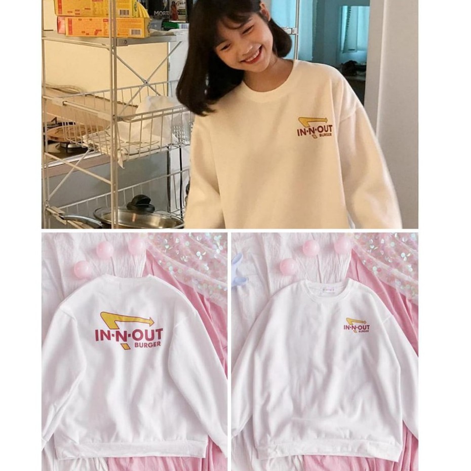 SWITER MURAH WANITA - IN-N-OUT SWEATER  -SWEATER SWEATSHIRT BEST QUALITY