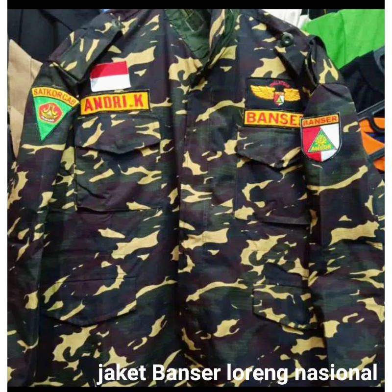 JAKET  BANSER LORENG NASIONAL