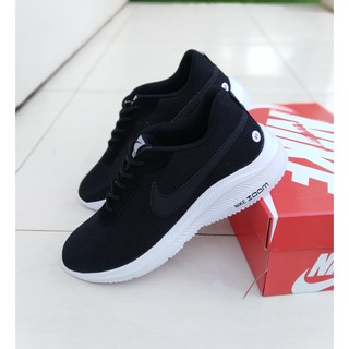 SEPATU NIKE ZOOM PRIA WANITA TERBARU HITAM PUTIH / SEPATU