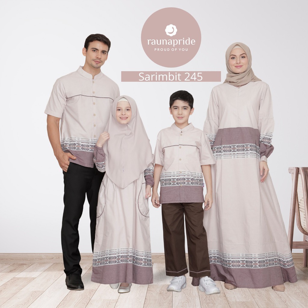 SARIMBIT RAUNA SAR 245 COKLAT | BAJU COUPLE