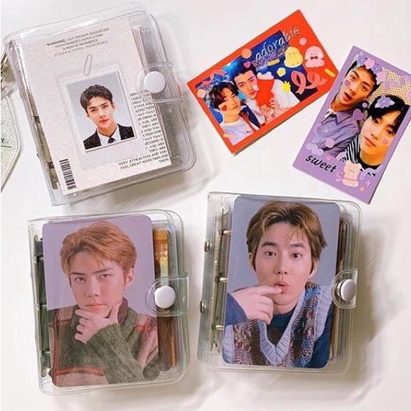 

[READY] 3 Ring PVC Mini Binder / Polco Photocard Binder Journaling