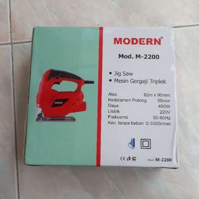 Mesin Gergaji Jig Saw Potong Kayu Triplek Galvalum Modern M2200 M-2200 M 2200 Murah