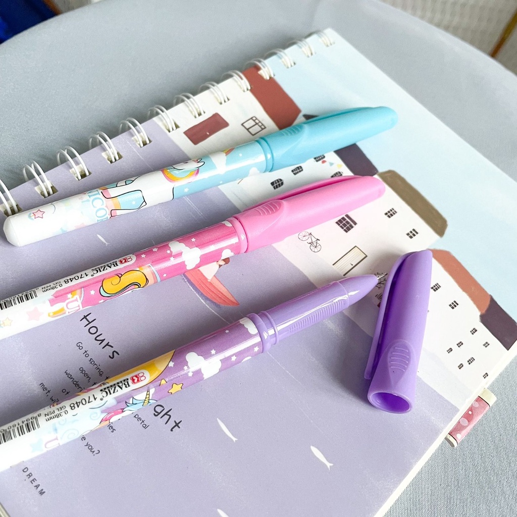 

Pulpen Vitro Unicorn / Pen Gel Tinta Hitam Kuda Poni Pelangi Rainbow Lilac PInk Biru Alat Tulis Anak Import Grosir Ready COD