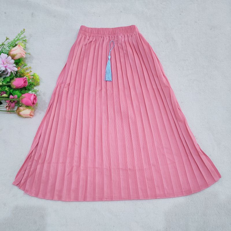 Rok Plisket Anak 2 3 4 Tahun cewek perempuan rok plisket premium HNS