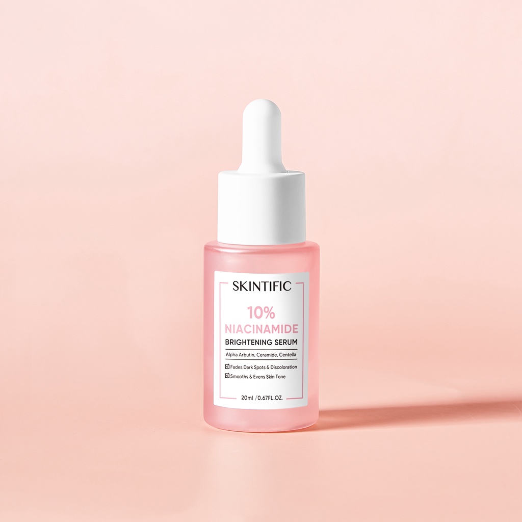 [FLASH SALE] - SKINTIFIC Serum Niacinamide 10 Brightening Whitening Glowing Skin Skincare Serum Pemutih Wajah Mencerahkan Vit Vitamin B Serum Pencerah Kulit Cerah Muka BPOM