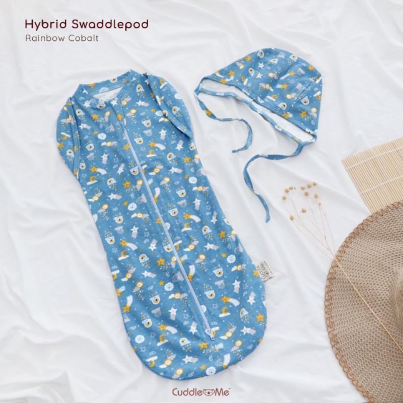 Cuddle Me Hybrid - Swaddlepod [Free Alas Ompol] Bedong Instan Topi CuddleMe