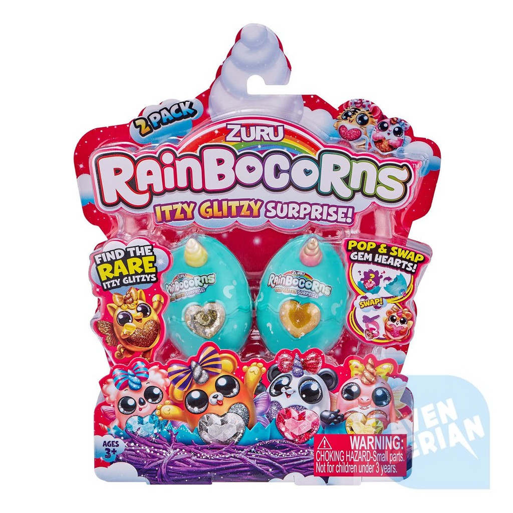 

Rainbocorns Itzy Glitzy 2 pack
