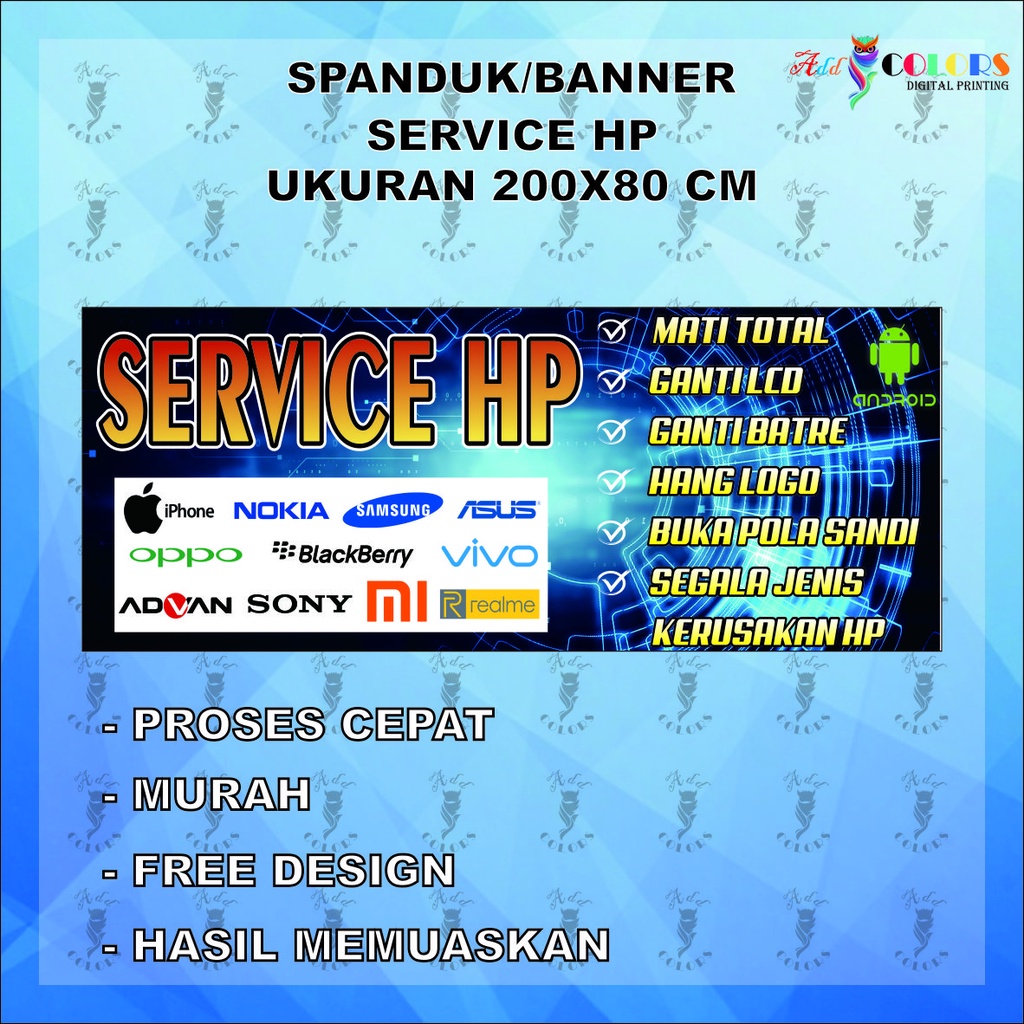 gambar spanduk service komputer