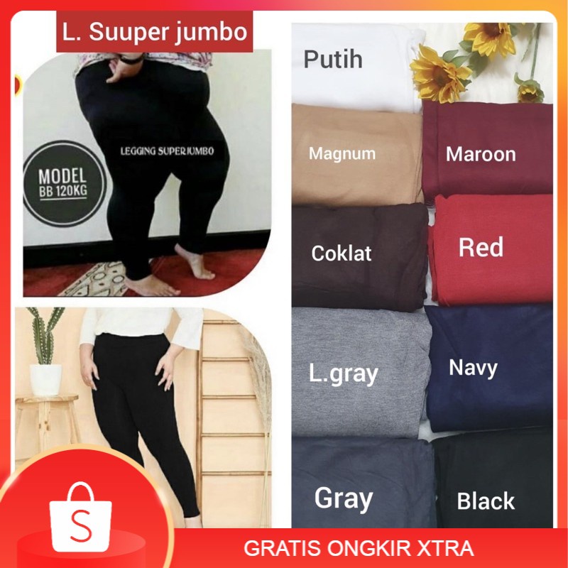 Legging Jumbo Legging Superjumbo legging Warna Jumbo Murah