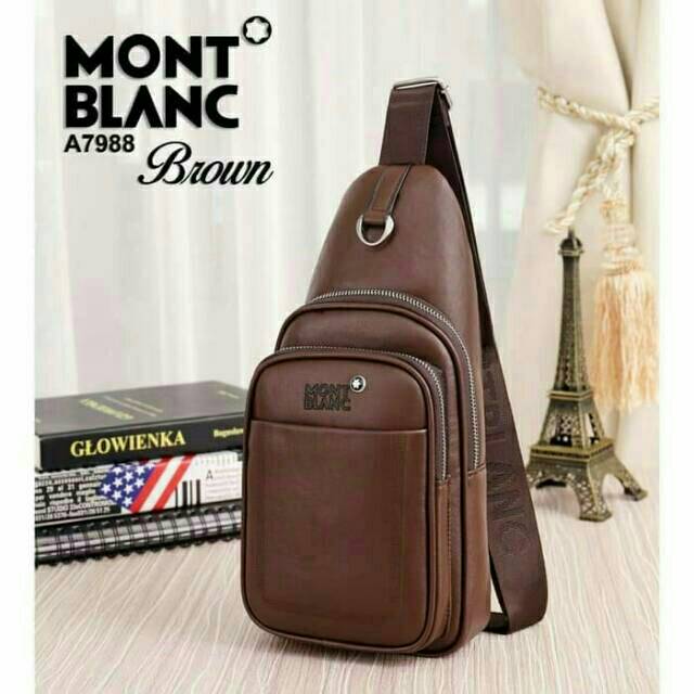 Slingbag Import MONTBLANC SH24 - Tas Pria Slempang Punggung / Dada