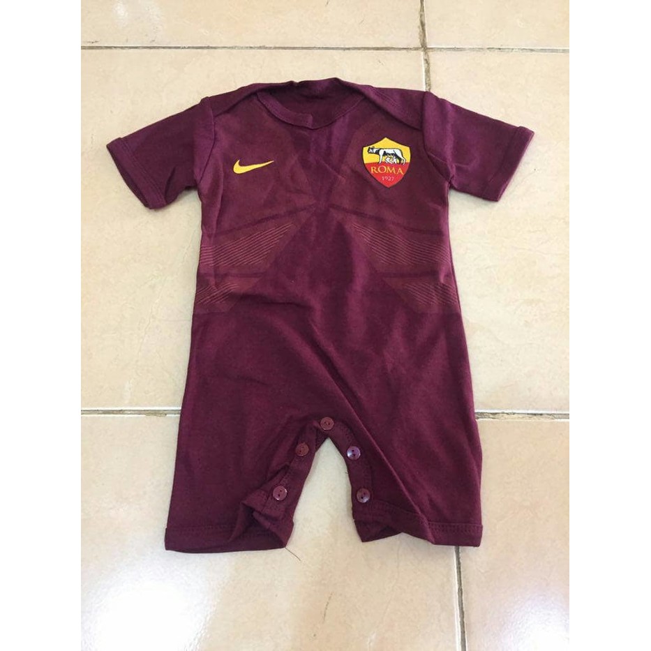 Baju Bola Bayi BAJU BOLA BAYI   JUMPER AS ROMA HOME 2017 2018 Diskon