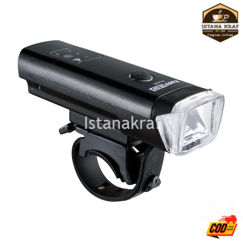 TaffLED Lampu Sepeda LED USB Rechargeable XPG 350 Lumens - HJ-047