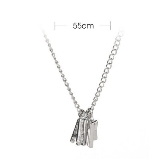 Kalung Huruf Fashion Bts Bulletproof Boys Park Ji-Hyun Kalung Tentara Yang Sama