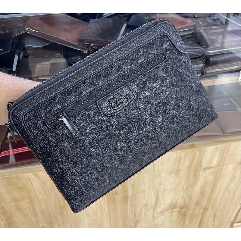 Clutch Coach Clutch Pria Wanita Handbag Multifungsi Tas Tangan Quality