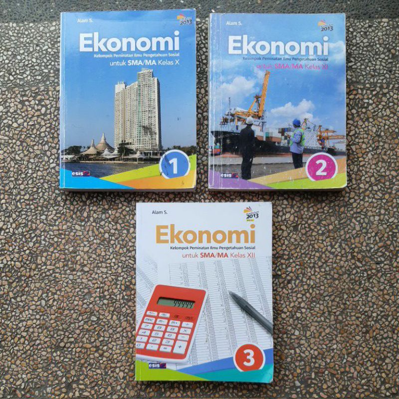 Buku Ekonomi Sma Kelas 10.11.12 Revisi Kurikulum 13.Es Bekas