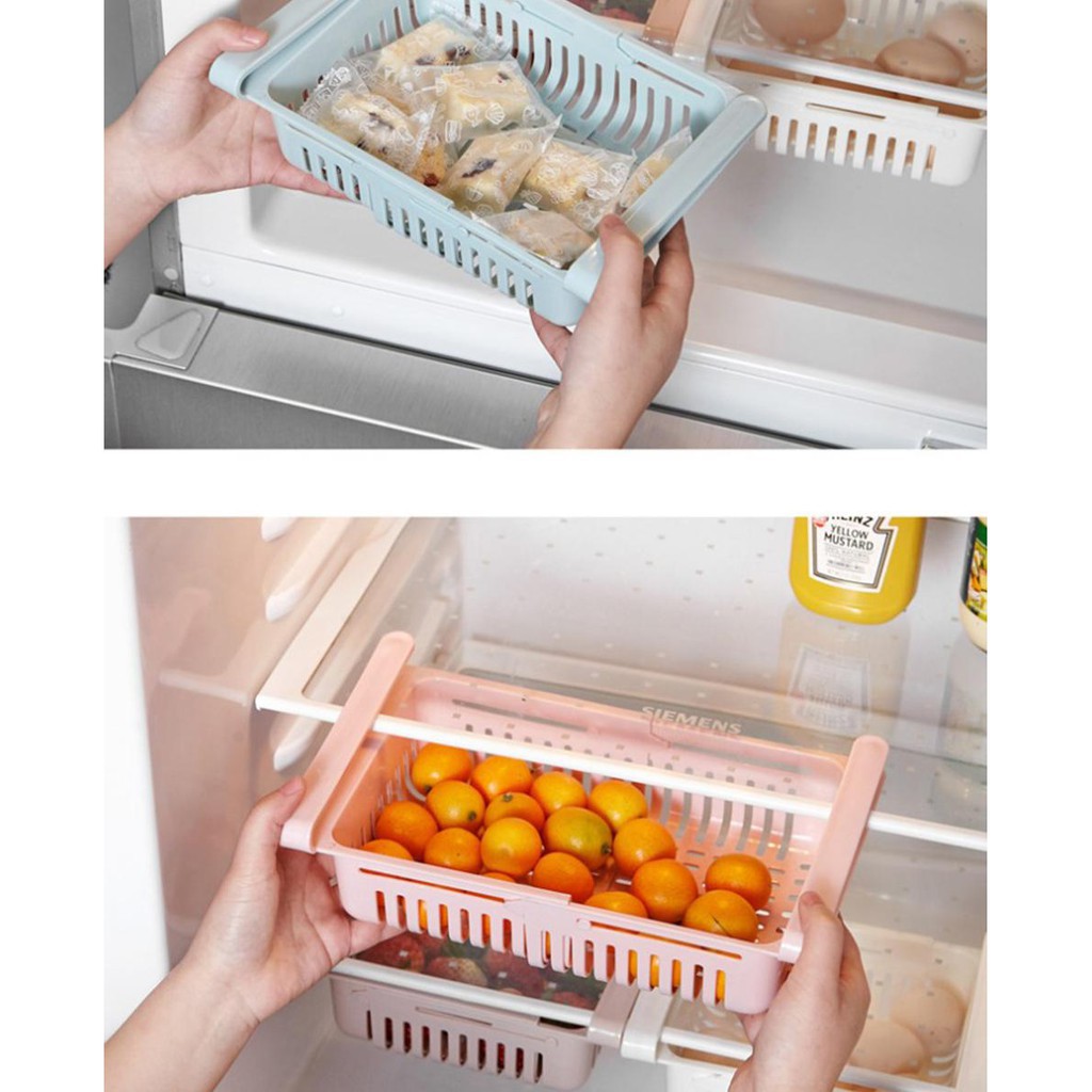 Trend-Rak Kulkas Multifungis Storage Box Kulkas Organizer tempat serbaguna