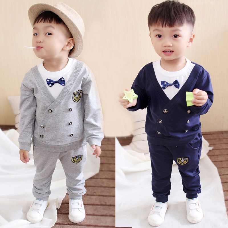 (6Bln-3Thn) COD Setelan Baju Anak Cowok /  Setelan Baju Anak Lengan Panjang Celana Panjang / Setelan Lengan Panjang Anak / Setelan Lengan Panjang Anak Korea / SB24