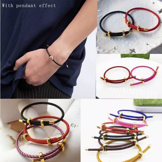 Fifi Fashion Gelang tangan wanita  Korea Mode Kreatif  2 Tali kawat Disesuaikan (1-8)