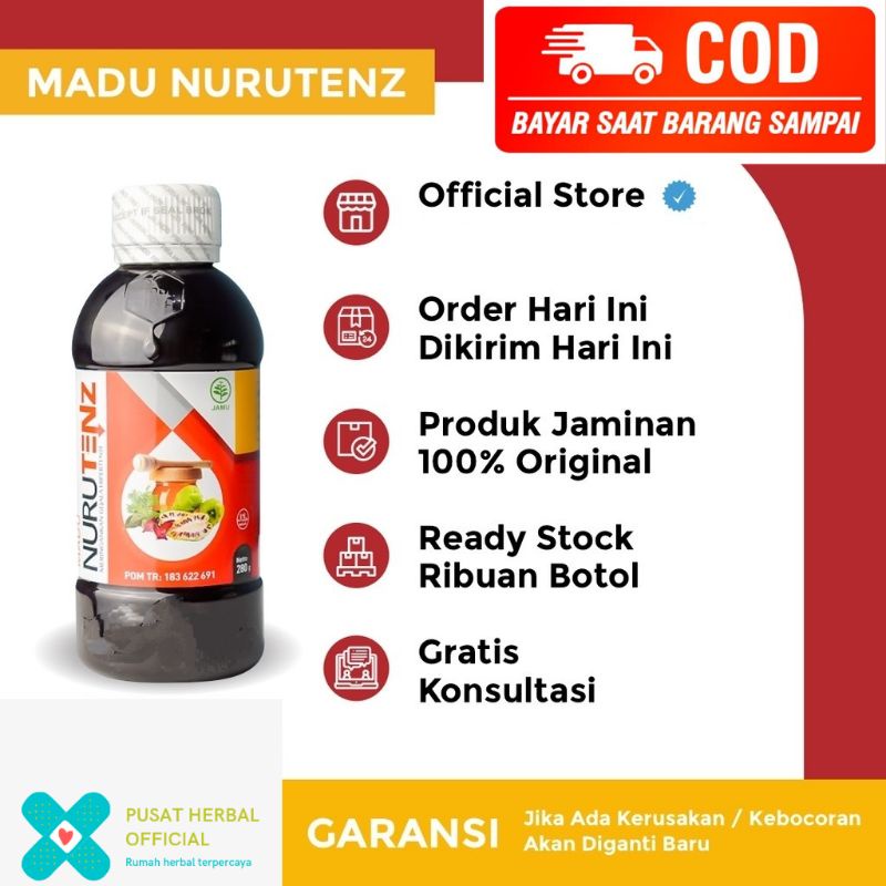 

Madu NURUTENZ Asli Original Obat Herbal Menurunkan Tekanan Darah Tinggi Hipertensi Jantung