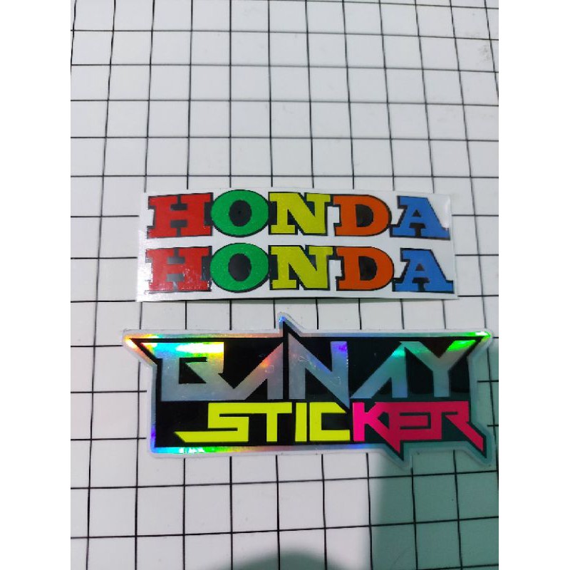 STICKER HONDA WARNA WARNI THAILAND THILOOK CUTTING