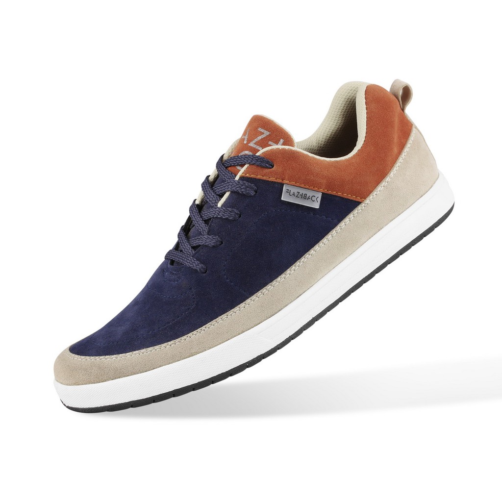 Sepatu Sneakers Pria Kasual Sneaker Flazh Navy Comb